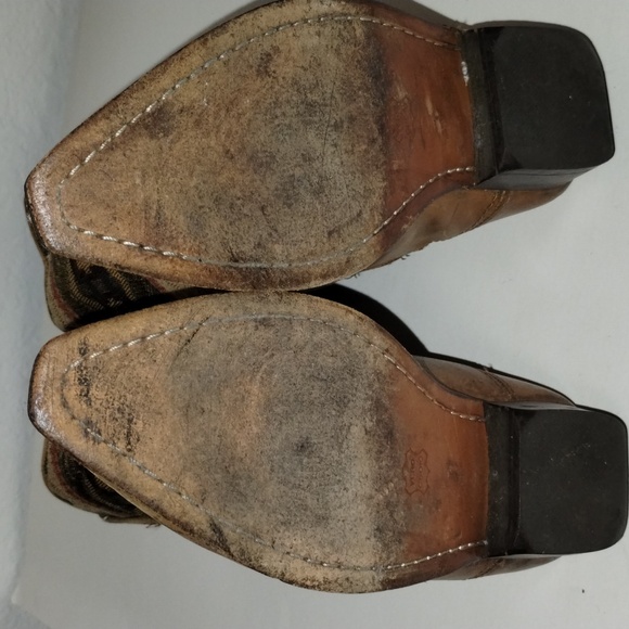 Seychelles Size 7.5 Aztec Leather Southwest Western Boots Womens Brown Cowgirl - Picture 4 of 10